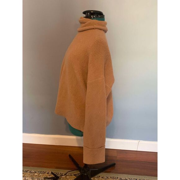 Kate Spade Tan Oversized Turtleneck Sweater, size S - Picture 3 of 4